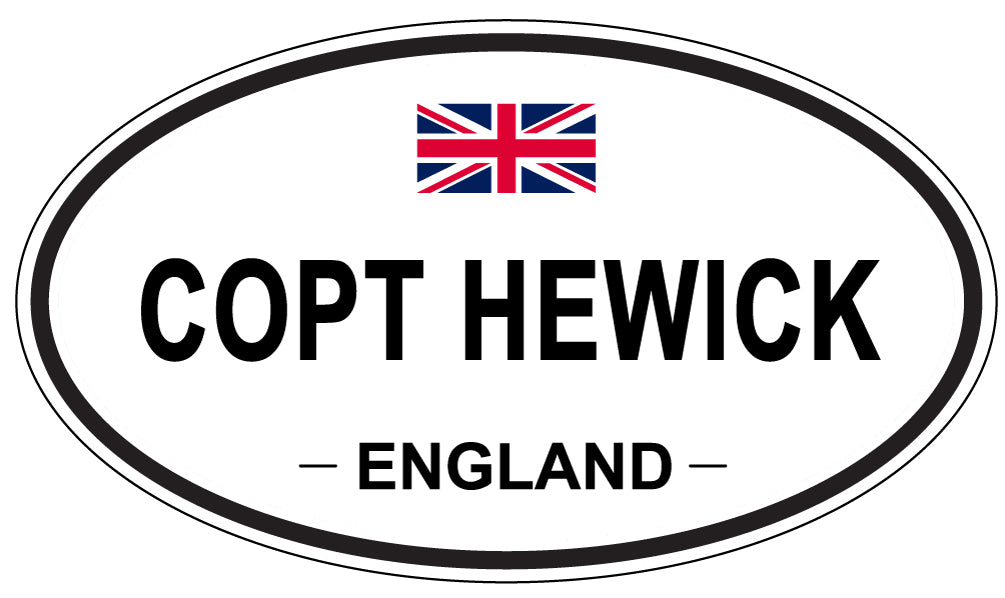 COPT HEWICK, England - Oval Magnet