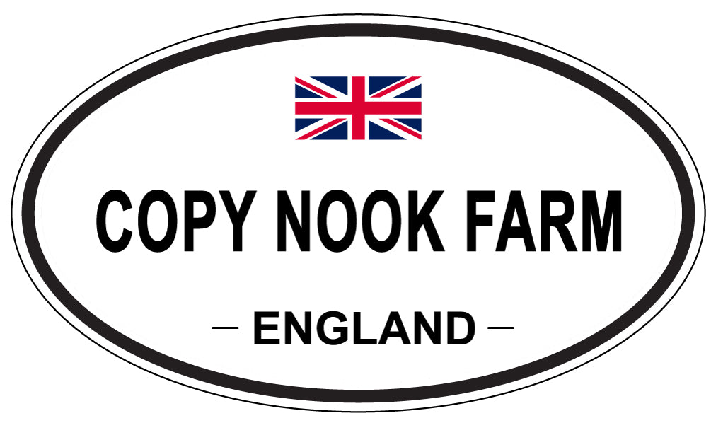 COPY NOOK FARM, ENGLAND - Oval Sticker