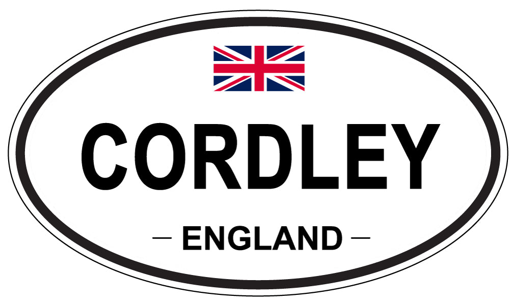 CORDLEY, England - Oval Magnet