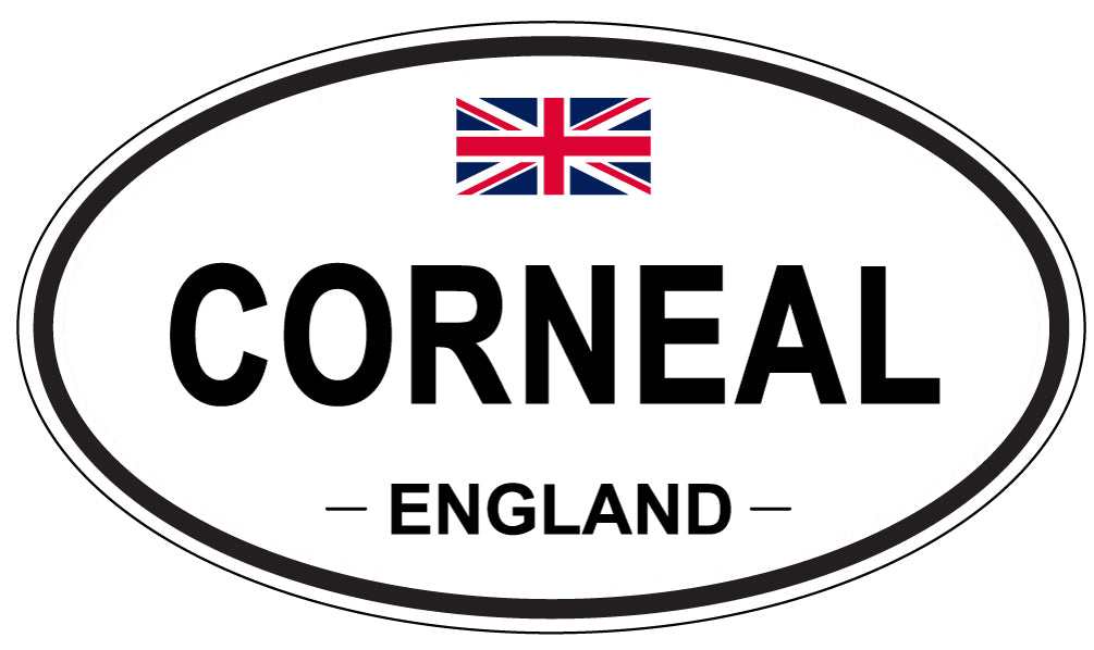 CORNEAL, ENGLAND - Oval Sticker
