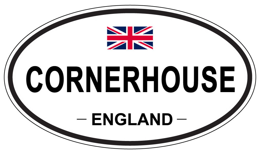 CORNERHOUSE, ENGLAND - Oval Sticker