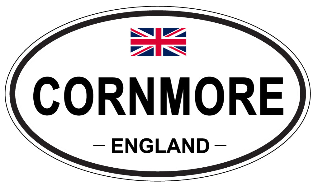 CORNMORE, ENGLAND - Oval Sticker
