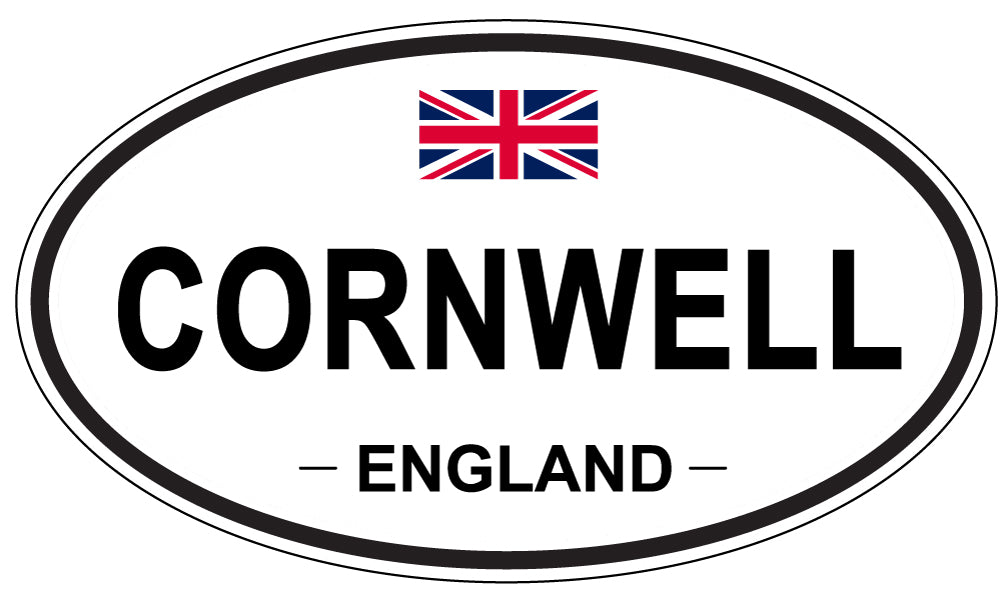 CORNWELL, ENGLAND - Oval Sticker