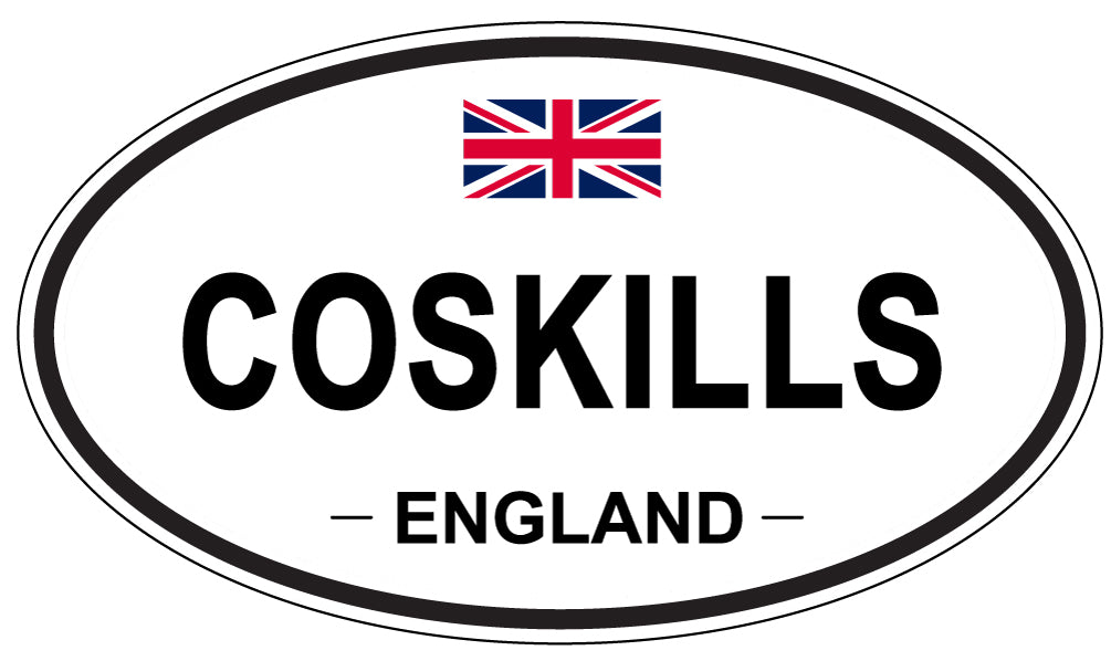 COSKILLS, ENGLAND - Oval Sticker