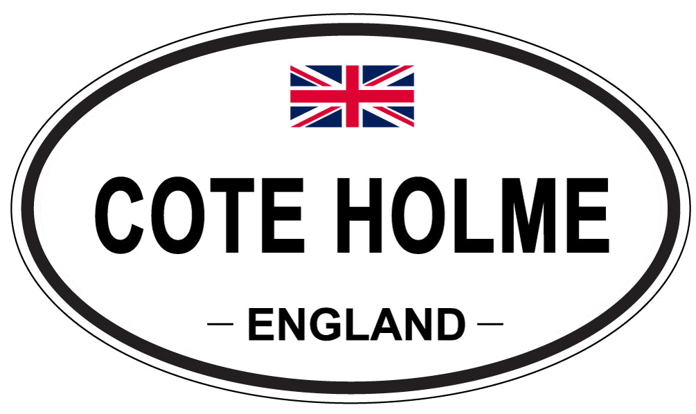 COTE HOLME, England - Oval Magnet