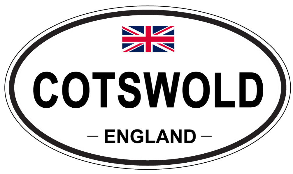 COTSWOLD, ENGLAND - Oval Sticker