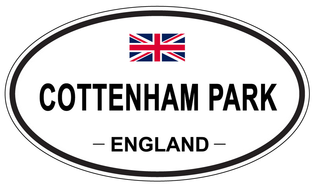 COTTENHAM PARK, ENGLAND - Oval Sticker