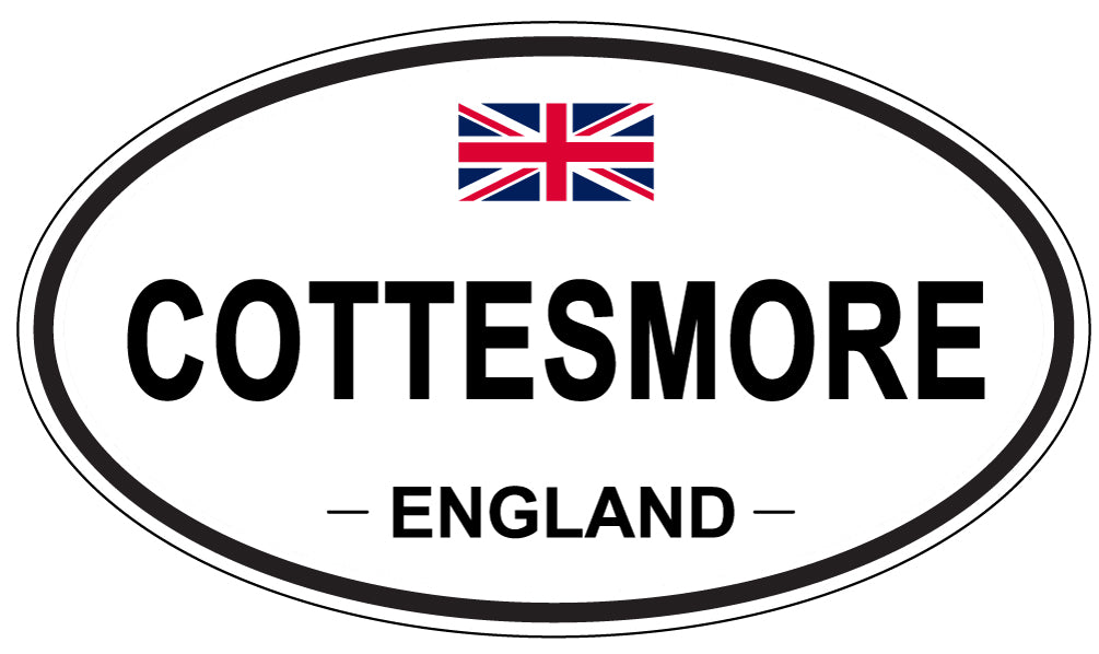 COTTESMORE, ENGLAND - Oval Sticker
