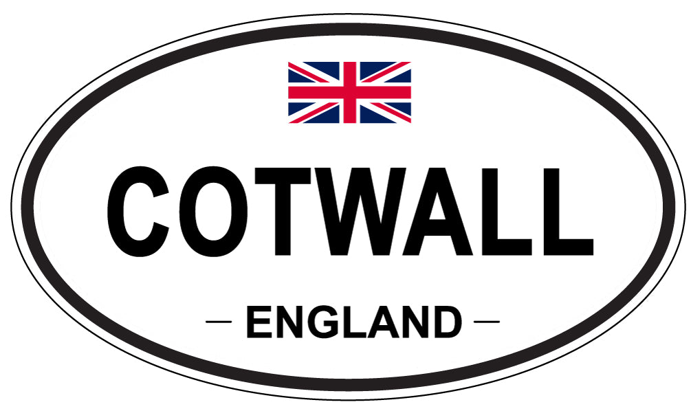COTWALL, ENGLAND - Oval Sticker