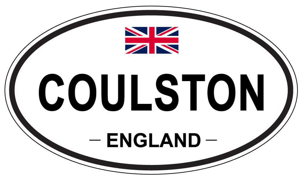 COULSTON, England - Oval Magnet