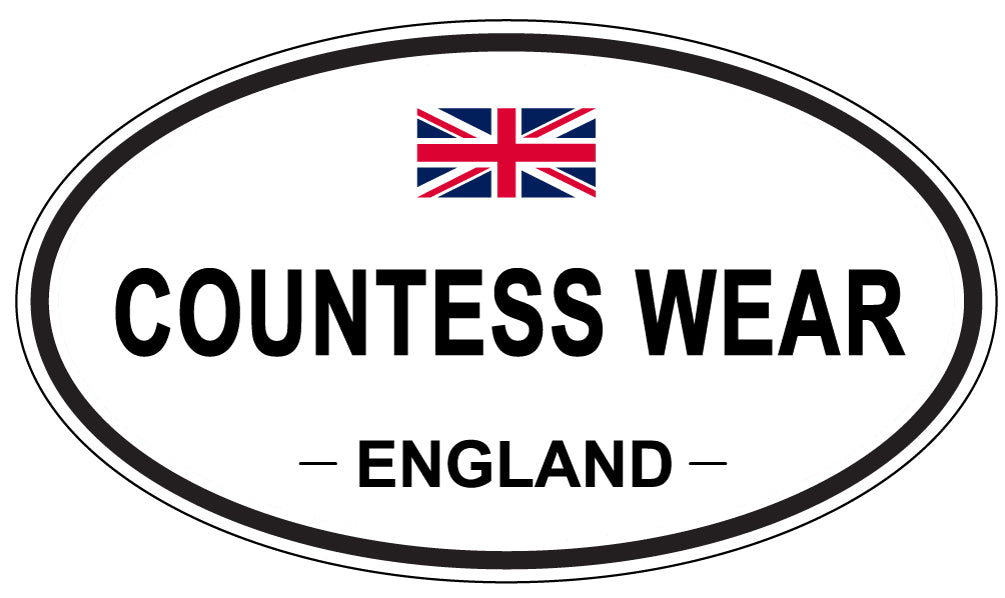 COUNTESS WEAR, ENGLAND - Oval Sticker