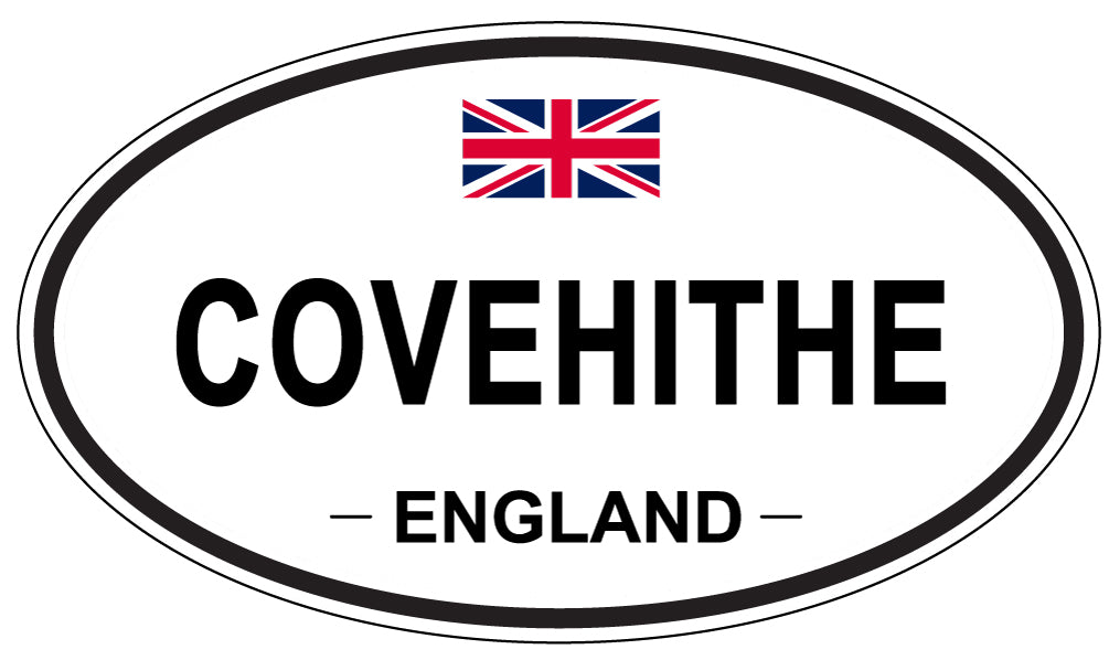 COVEHITHE, ENGLAND - Oval Sticker