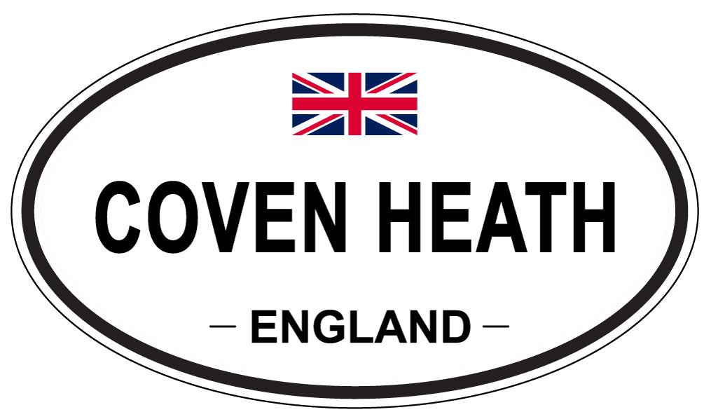 COVEN HEATH, ENGLAND - Oval Sticker
