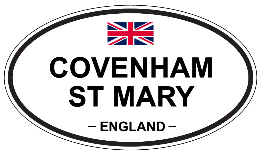 COVENHAM ST MARY, ENGLAND - Oval Sticker