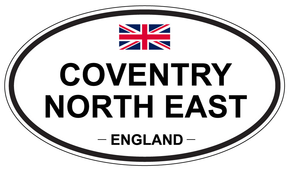 COVENTRY NORTH EAST, ENGLAND - Oval Sticker