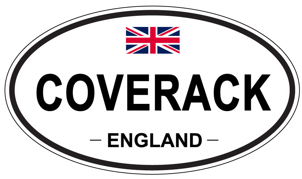 COVERACK, ENGLAND - Oval Sticker