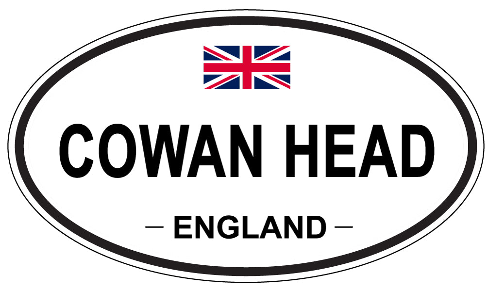 COWAN HEAD, ENGLAND - Oval Sticker