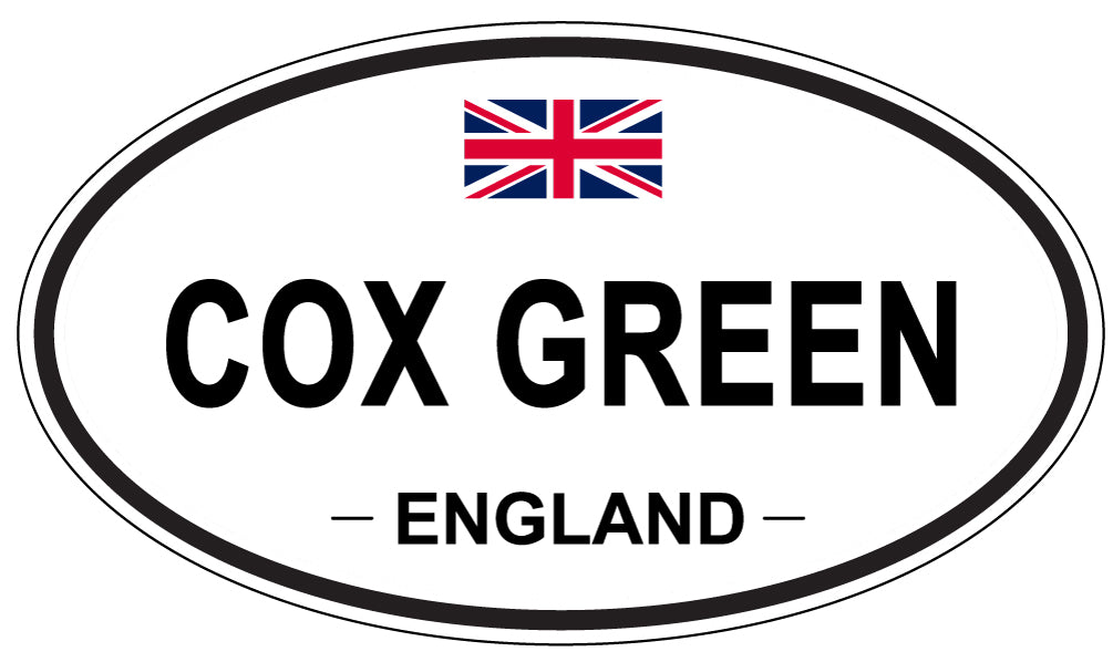 COX GREEN, ENGLAND - Oval Sticker