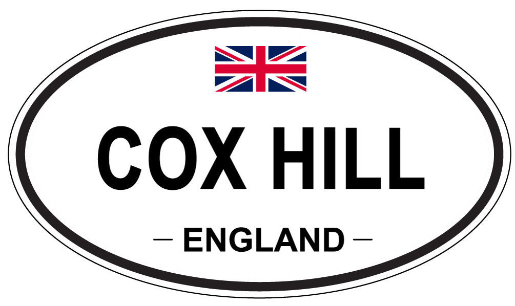 COX HILL, England - Oval Magnet