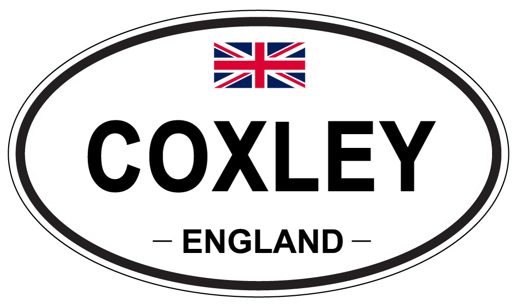 COXLEY, England - Oval Magnet