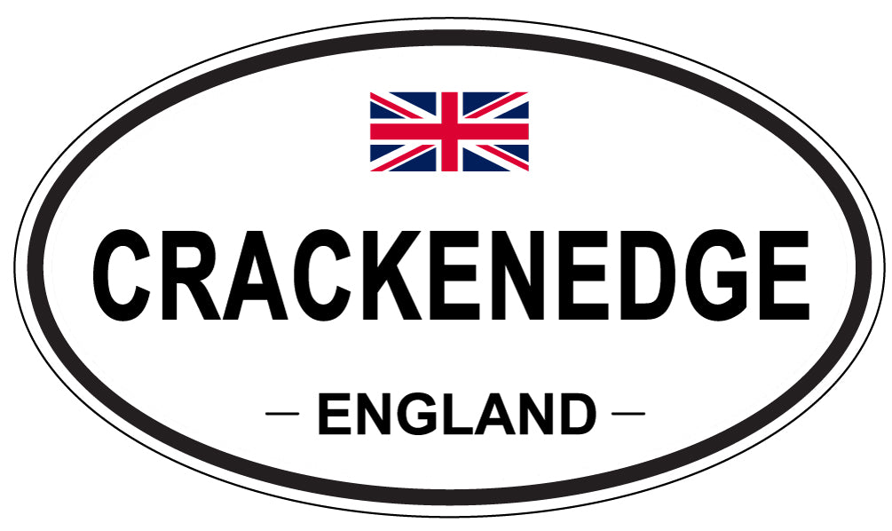 CRACKENEDGE, ENGLAND - Oval Sticker