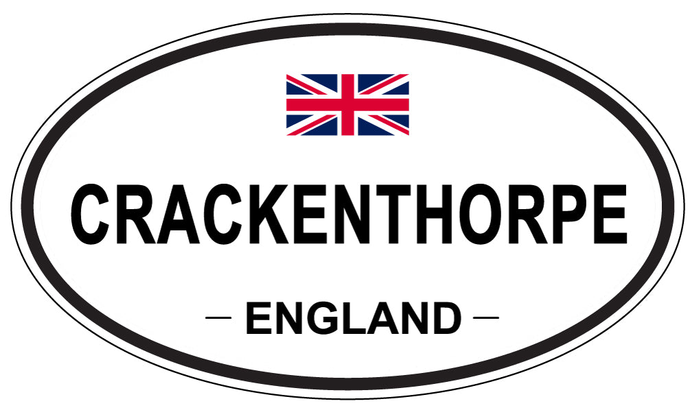 CRACKENTHORPE, ENGLAND - Oval Sticker