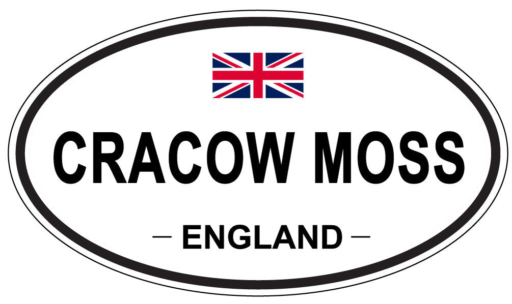 CRACOW MOSS, ENGLAND - Oval Sticker