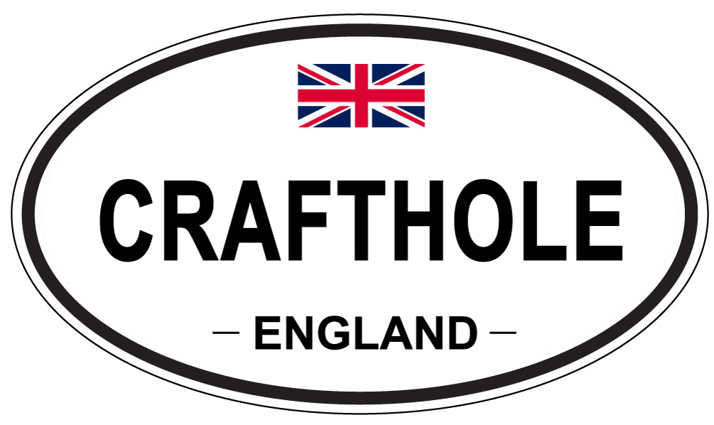 CRAFTHOLE, England - Oval Magnet