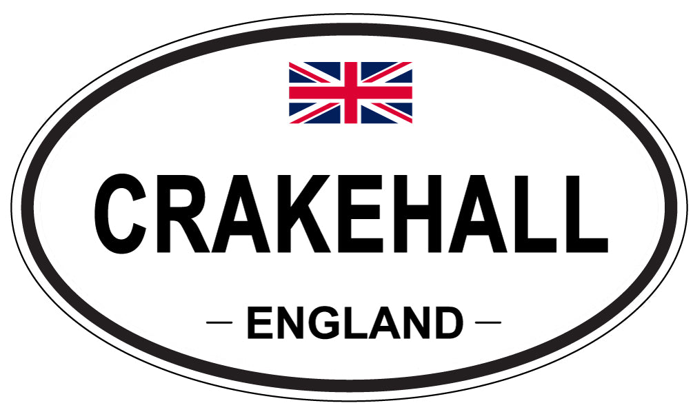 CRAKEHALL, ENGLAND - Oval Sticker