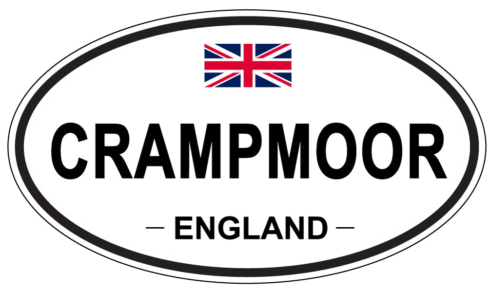 CRAMPMOOR, ENGLAND - Oval Sticker