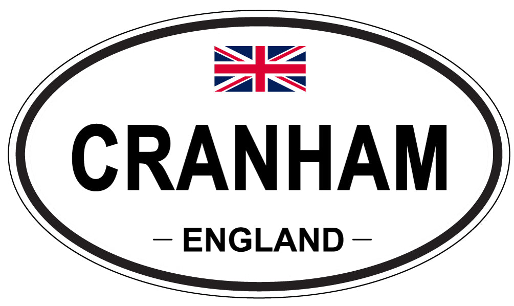 CRANHAM, ENGLAND - Oval Sticker