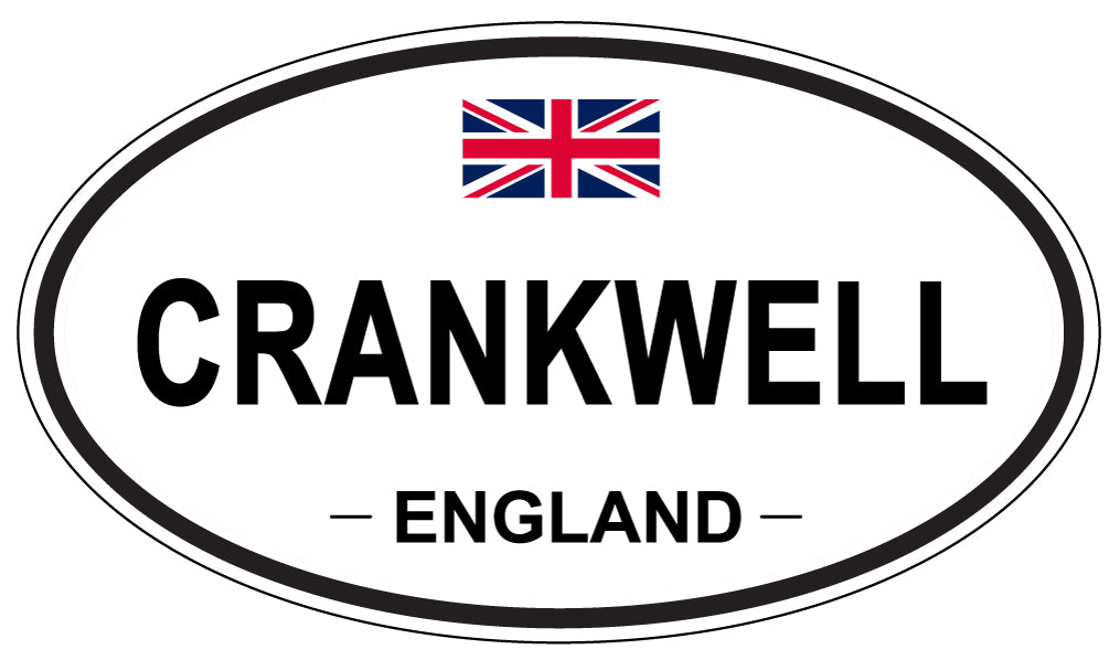 CRANKWELL, ENGLAND - Oval Sticker