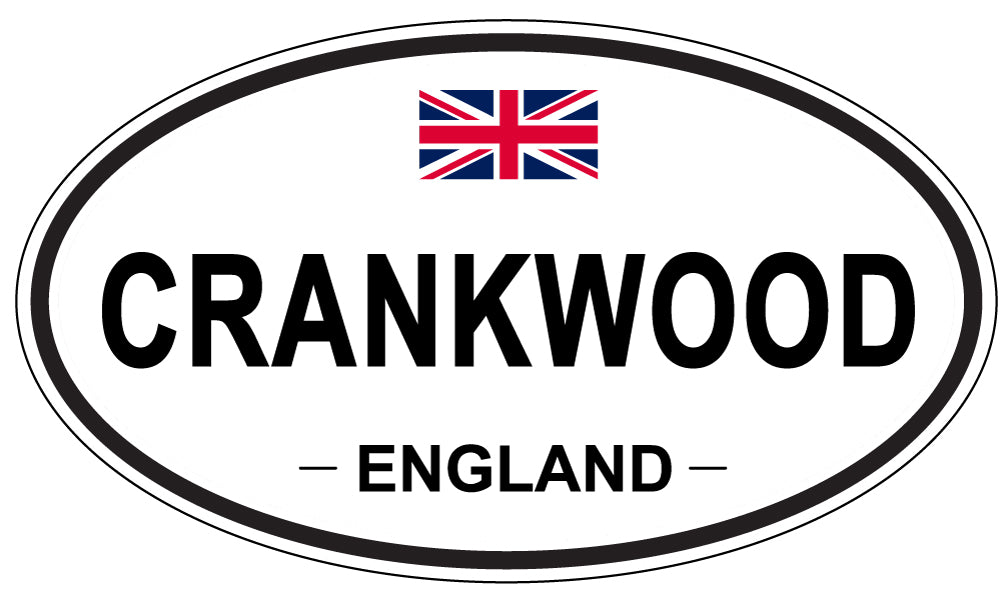 CRANKWOOD, ENGLAND - Oval Sticker
