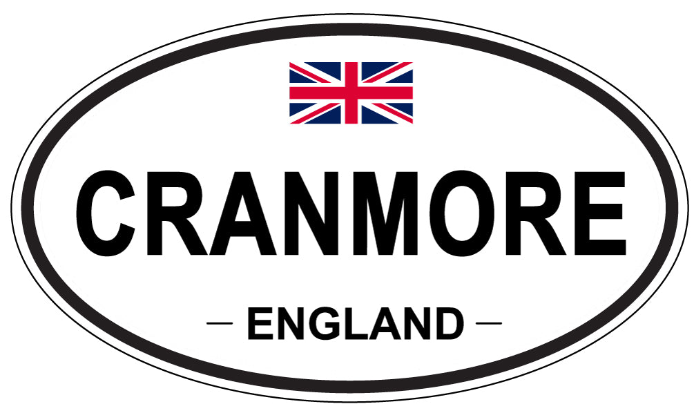 CRANMORE, ENGLAND - Oval Sticker
