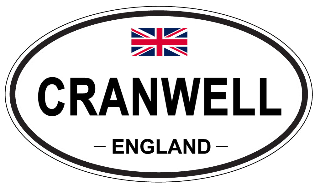 CRANWELL, ENGLAND - Oval Sticker
