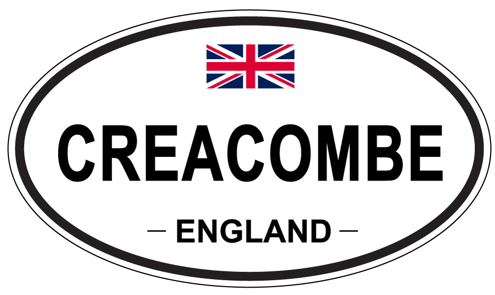 CREACOMBE, ENGLAND - Oval Sticker