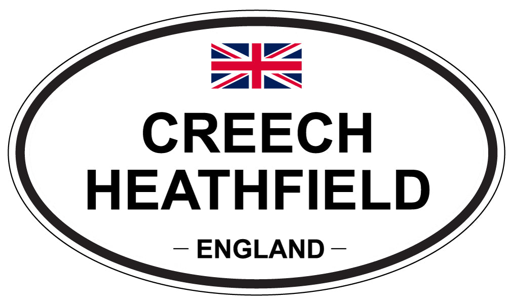 CREECH HEATHFIELD, ENGLAND - Oval Sticker