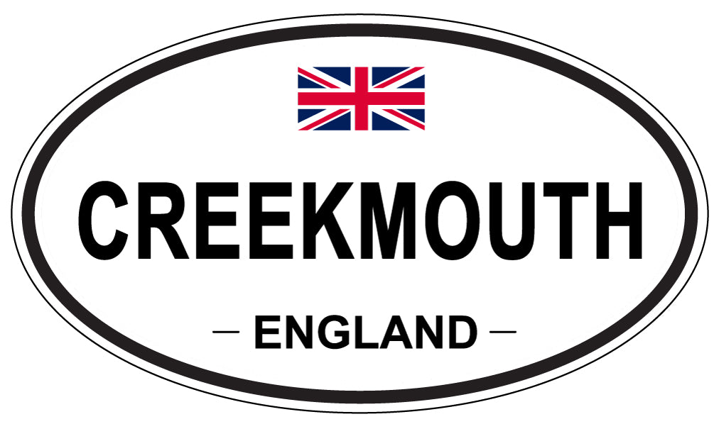 CREEKMOUTH, ENGLAND - Oval Sticker