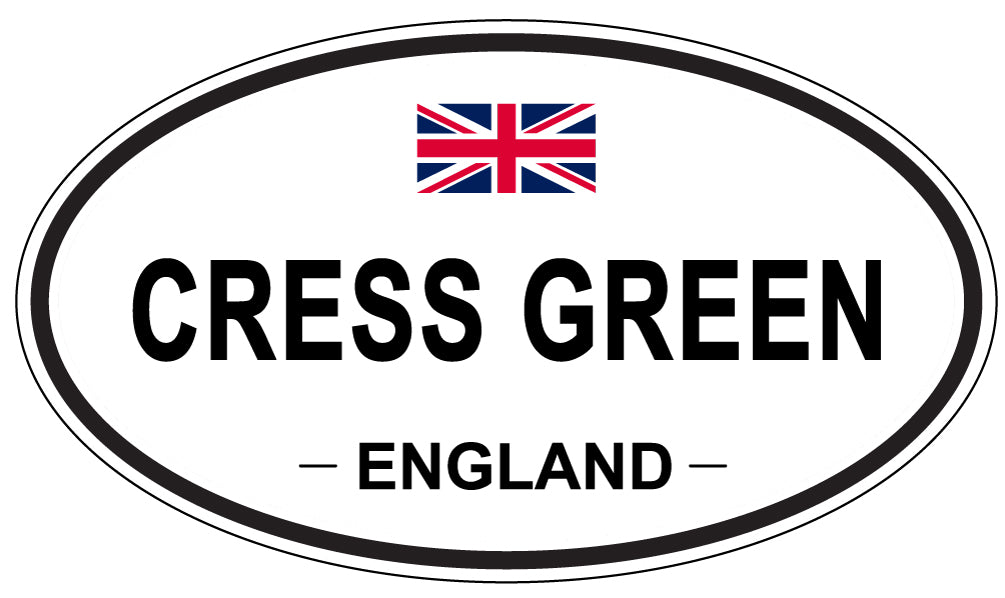 CRESS GREEN, England - Oval Magnet