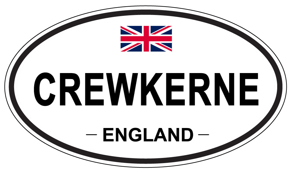 CREWKERNE, ENGLAND - Oval Sticker