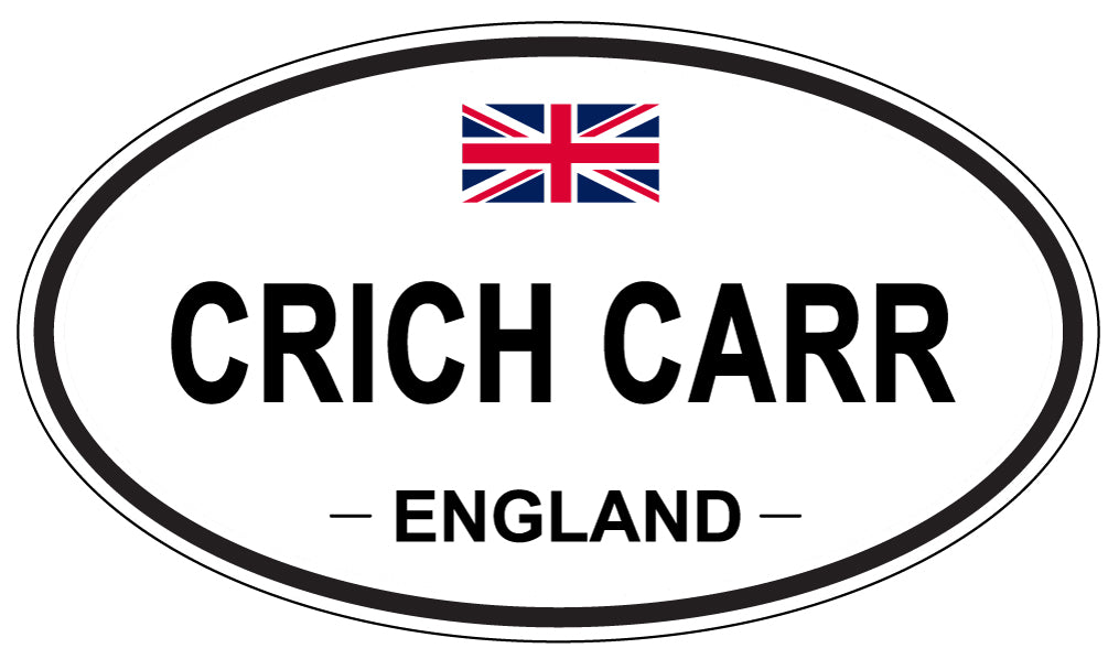 CRICH CARR, England - Oval Magnet