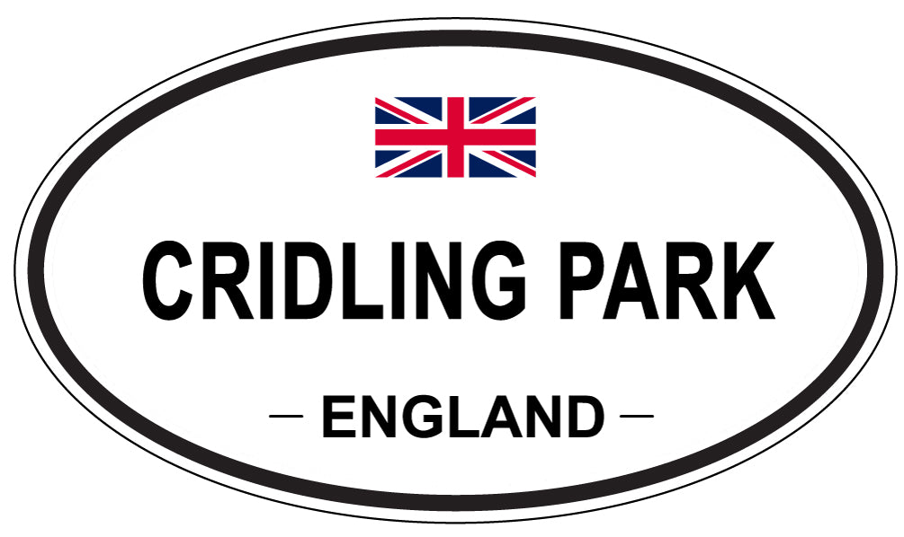 CRIDLING PARK, ENGLAND - Oval Sticker