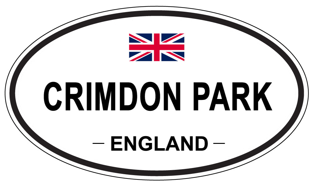 CRIMDON PARK, ENGLAND - Oval Sticker