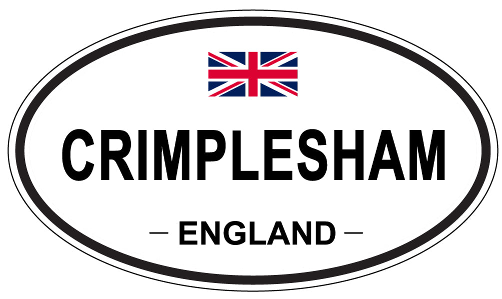 CRIMPLESHAM, ENGLAND - Oval Sticker