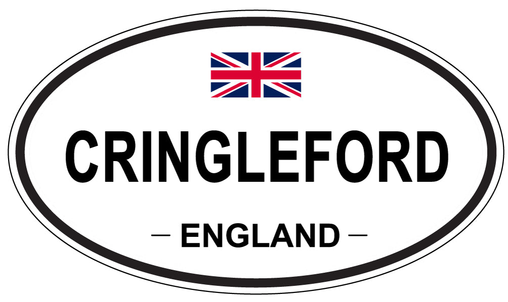 CRINGLEFORD, England - Oval Magnet