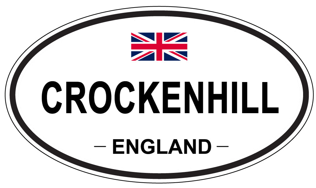 CROCKENHILL, ENGLAND - Oval Sticker
