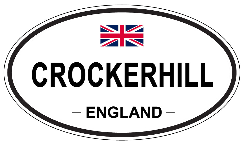 CROCKERHILL, ENGLAND - Oval Sticker