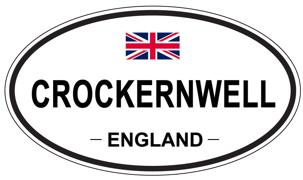 CROCKERNWELL, ENGLAND - Oval Sticker