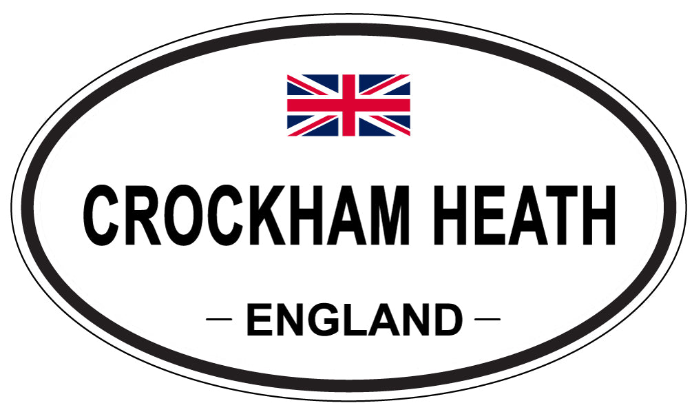 CROCKHAM HEATH, ENGLAND - Oval Sticker