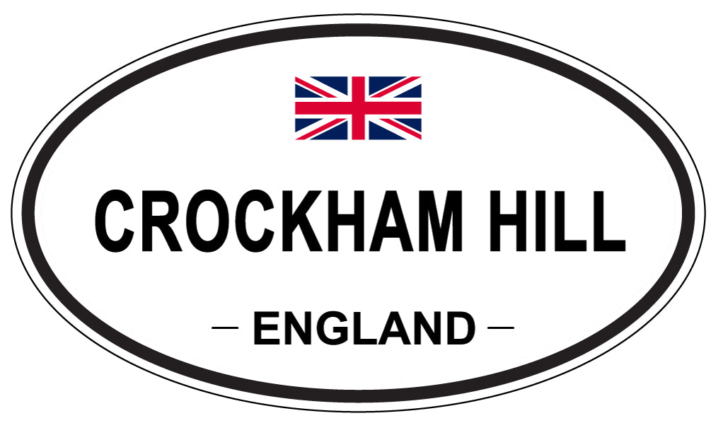 CROCKHAM HILL, ENGLAND - Oval Sticker